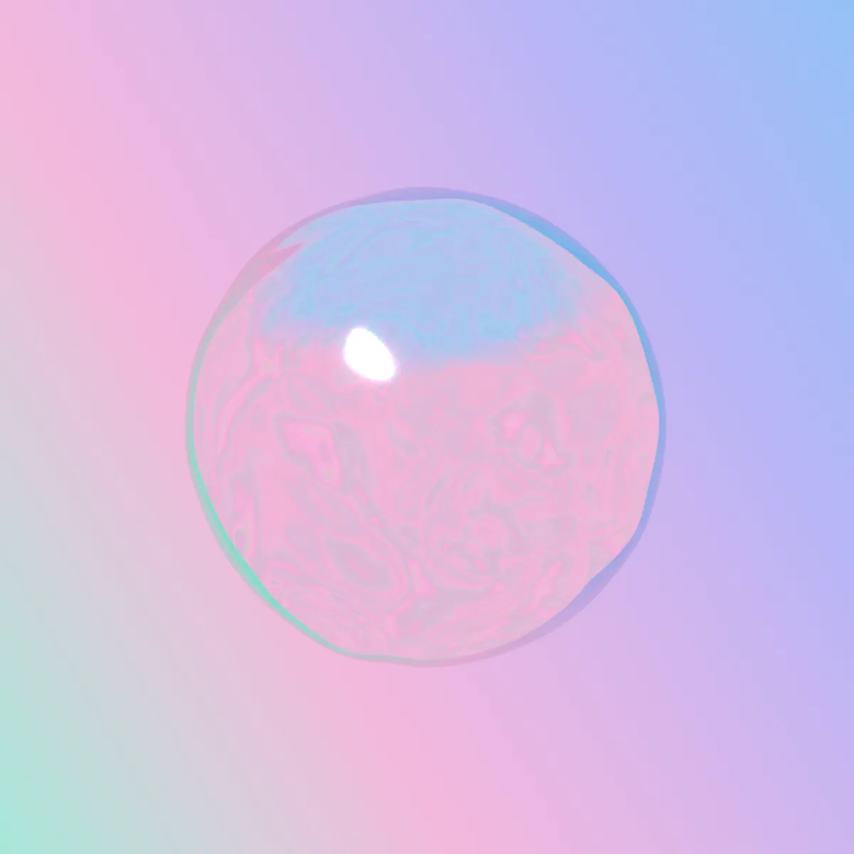 Holographic rippled sphere
